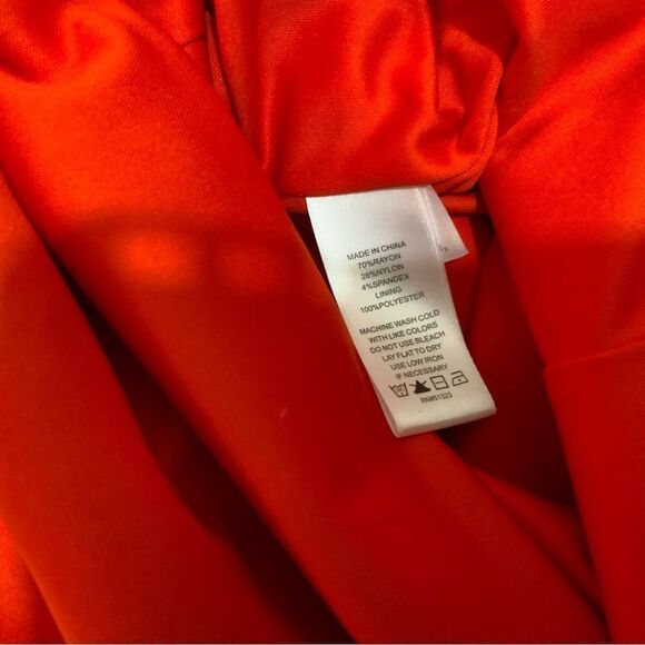 Nordstrom CeCe Orange Bell Sleeve Dress Size L - Picture 7 of 9